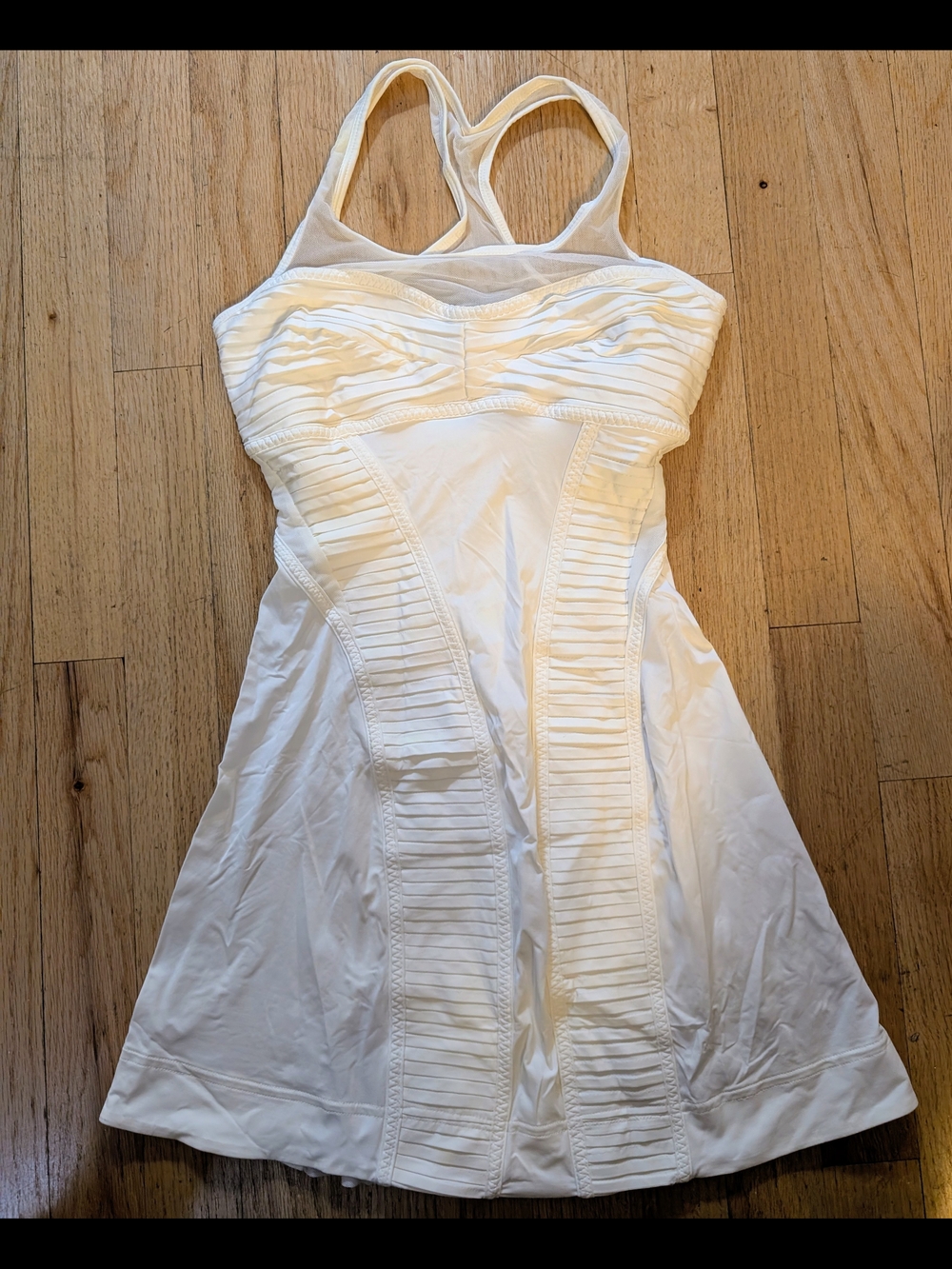 Adidas by Stella McCartney tennis Pleated Fit-and-Flare Dress